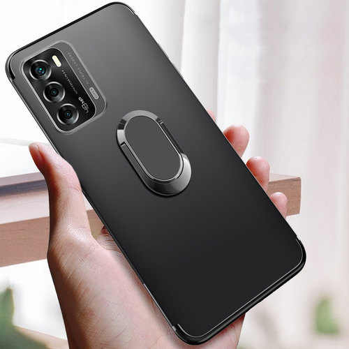 Funda Suave Para Zte Blade V40 Silicona Con Anillo
