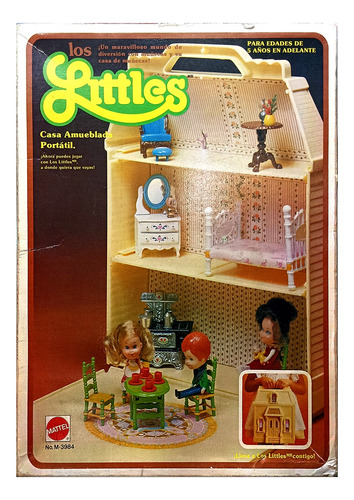 Mattel Aurimat Los Littles Casa Amueblada 1981
