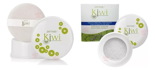 Paquete De Dos Talqueras Corporales Kiwi Zermat