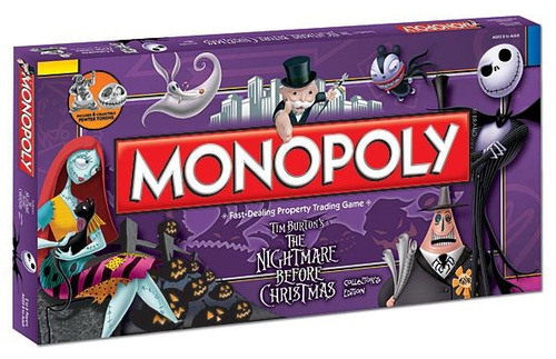 Monopolio The Nightmare Before Christmas Board Game