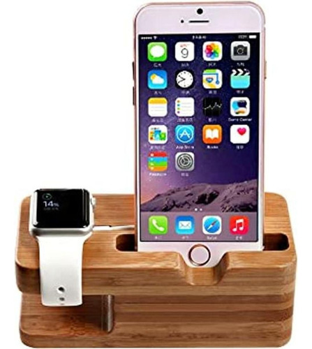 Aicase Soporte Para Reloj Iwatch De Madera De Bambú