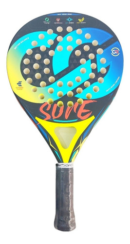 Paleta De Padel Paddle Cigio Sure Con Protector De Regalo.