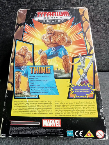 Marvel Legends Titanium Series Die-cast Metal The Thing Mole (Usado)