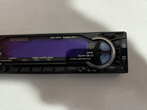 Frente Rádio Automotivo Kenwood Kdc-x817 (Usado)