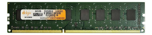 Memoria Ram 4gb 1x4gb Ddr3 1600 Mhz Dimm Dolgix