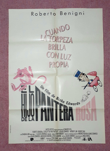 El Hijo De La Pantera Rosa - Poster Afiche Original Cine