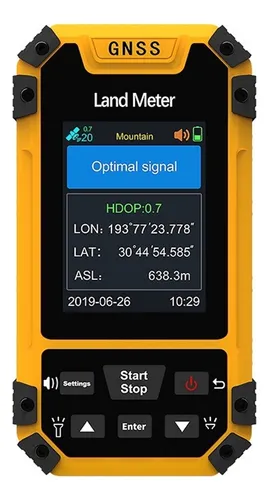 Medidor De Tierra Gps, Herramienta De Topografía De Área