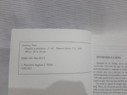 Imagen 3 de 5 de Orgullo Y Prejuicio Jane Austen Cs