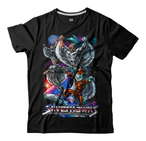 Remera Halcones Galacticos Silverhawks Algodon Premium 