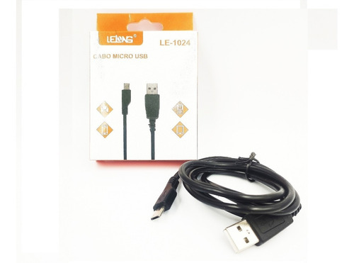 Cabo V8 Micro Usb Para Carregador De Celular 1m It-blue Max Cor Preto