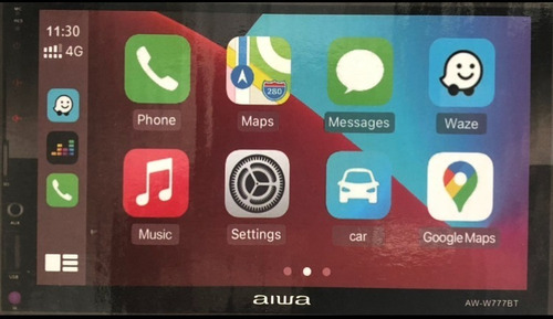 Radio Auto 2 Din Carplay 7'' Aiwa W777 + Cámara / Musicarro