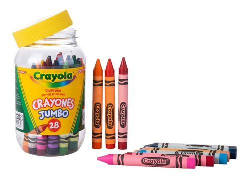 28 Crayones Jumbo Crayola