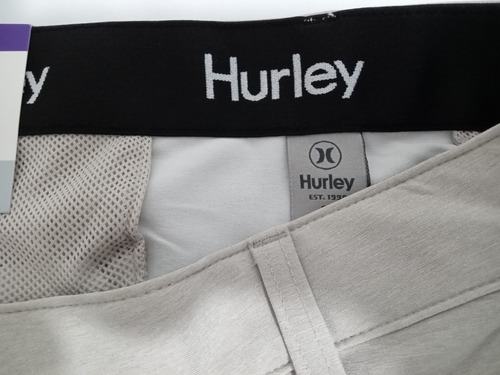 Shorts Hurley Regular Fit Beige Talla 40 Stretch Impermeable