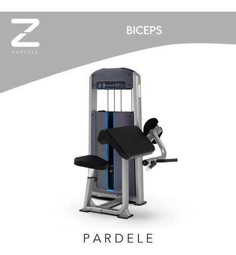 Aparato Gimnasio Para Ejercicio Biceps Maquinas Para Fuerza Color de la estructura Gris Color del tapizado Gris oscuro