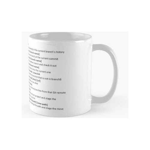 Taza La Hoja De Trucos Git Calidad Premium