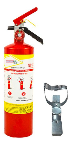 Extintor Tipo Pqs Para Vehiculos, Mxfcr-002, 1kg, Clase A,b