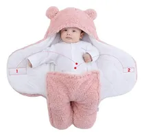 Comprar Manta Envolvente Para Bebé En Corderito Rosa
