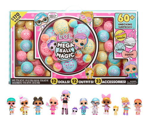 L.o.l. Surprise! Mega Ball Magic 12 Muñecas Coleccionables 