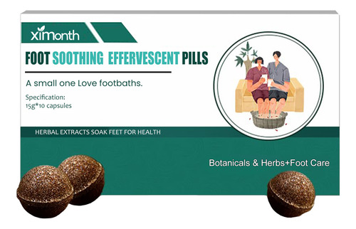 Pastillas Efervescentes B Foot Medication, Baño De Pies Con