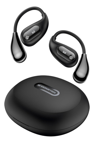 Auricular Monster Ac210 Bluetooth 5.4,30 Horas,ipx5 Original Negro