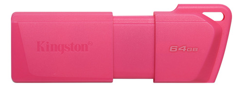 Memoria Flash Usb Kingston Exodia De 64 Gb 3.2 M Color Rosa Rosa