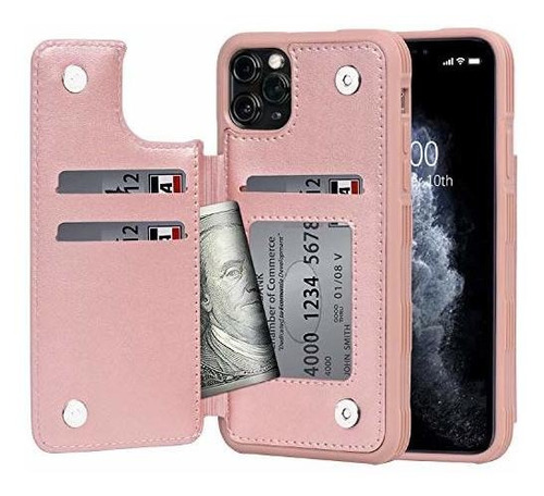 Caja De Arae Para iPhone 11 Pro Max Funda De Cuero Pu Vq3sn