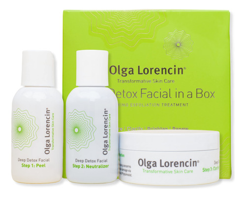 Olga Lorencin Deep Detox Facial In A Box - Kit De Cuidado De