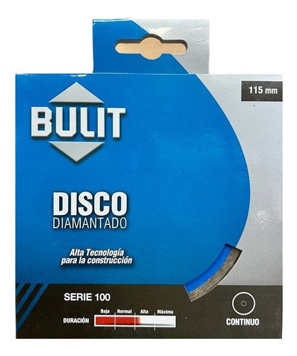 Disco Diamantado Bulit Dsd 100c 115n 115mm Continuo 4,5