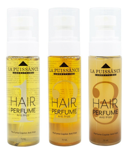 La Puissance Kit X3 Perfumes Capilares Cabello Anti Frizz