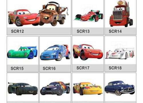Souvenirs Rayo Mac Queen Cars X10 Servilleteros 14x7cm