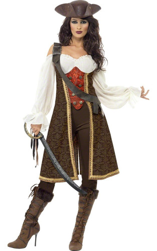 Smiffy 's  disfraz De Alta Mar De Mujer Pirate Wench, S, Bl