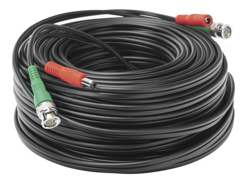 Imagen 2 de 7 de Cable En Hd Armado Con Conector Bnc Y Alimentación Dc 30mts