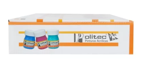 Pintura Acrílica Politec 301 Blanco de titanio 1 pieza 20 ml