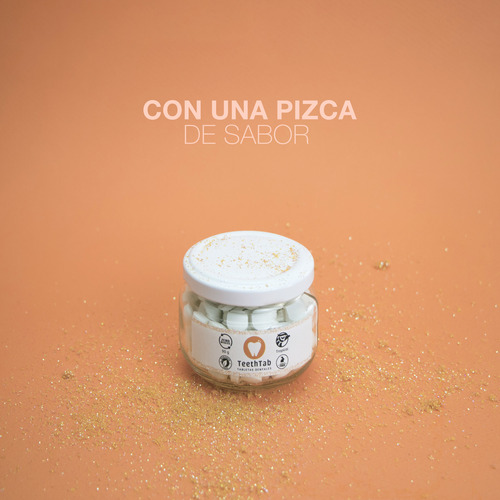 Teethtab Pasta Dental En Tabletas Sin Flúor Cítricos 85g