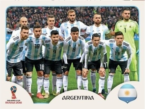 Lamina Album Mundial Rusia 2018 / #273 Team Argentina