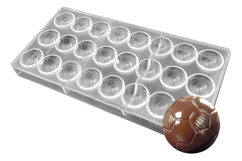 Moldes Para Chocolate Policarbonato Pelota De Futbol