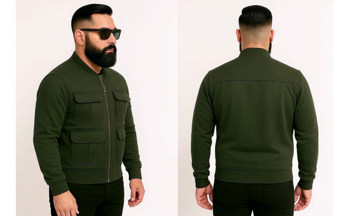 Chaqueta Bomber Gaba Para Hombre Zionix Ind - Estilo Moderno