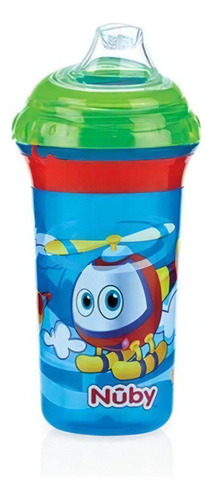 Vaso Clik-it Pipeta Suave Nuby 9oz Cielo