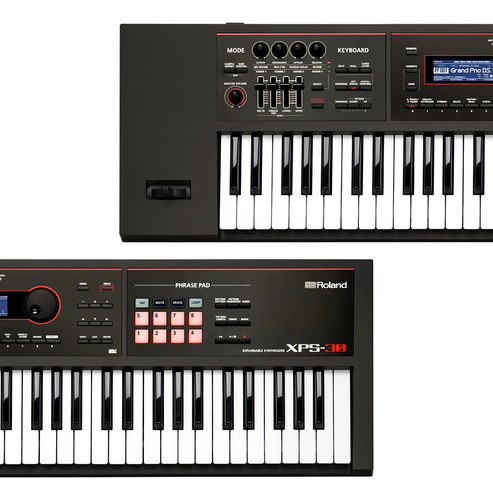 Teclado Sintetizador Profissional 61 Teclas Roland Xps-30 Preto Midi Usb