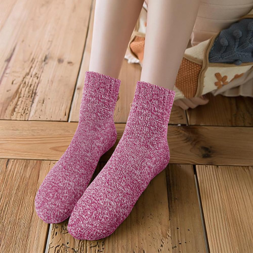 5 Pares De Calcetines De Lana Para Mujer, Calcetines