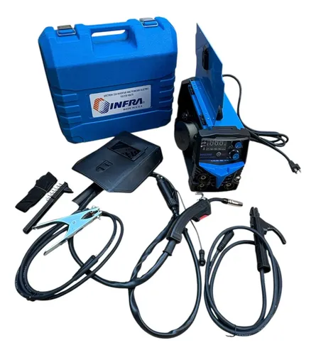 Soldadora Profesional Infra Multiprocesos 250am 110 Y 220 Azul | Meses ...