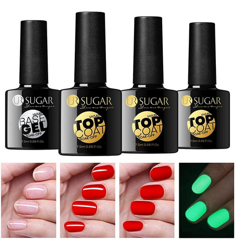 Ur Sugar Esmalte De Uñas De Gel Que Brilla En La Oscuridad, 