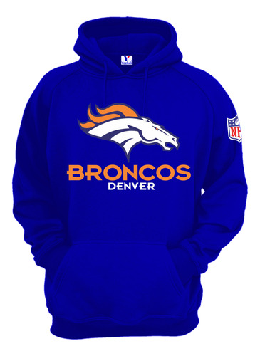 Sudadera Broncos Denver, Unisex Con Capucha