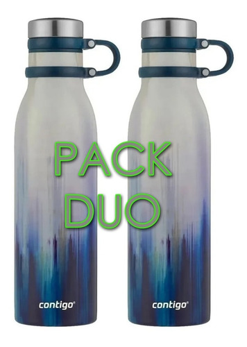 Botella Térmica Contigo Matterhorn Couture 591ml Pack Duo X2