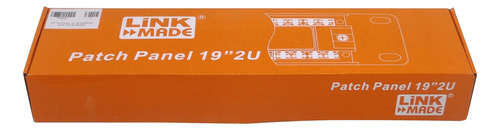 Linkmade 24-rj45 Cat6 Ftp Sftp Blindado Patchpanel 1u Certif