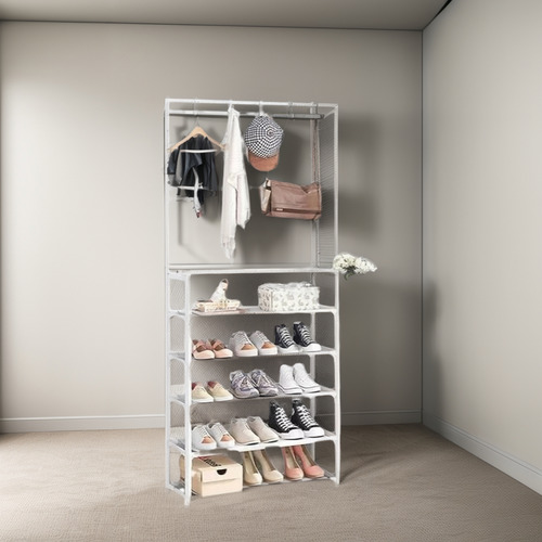 Rack Metálico Zapatera Perchero Zapatero Sencillo