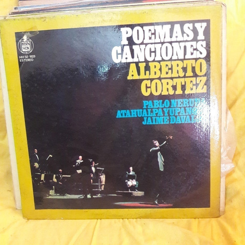 Vinilo Alberto Cortez Poemas Y Canciones F3