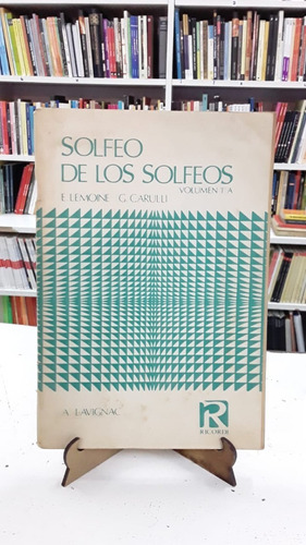 Solfeo De Los Solfeos Vol 1ª A Lemoine Carulli Ed Ricordi 