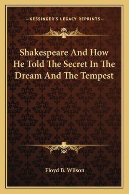 Libro Shakespeare And How He Told The Secret In The Dream...