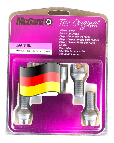 Tuercas Antirrobo Volkswagen Nivus Mcgard Alemania